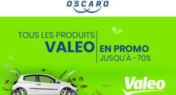 Offre spéciale Valeo sur Oscaro : remise sur tous les produits jusqu’à -70%