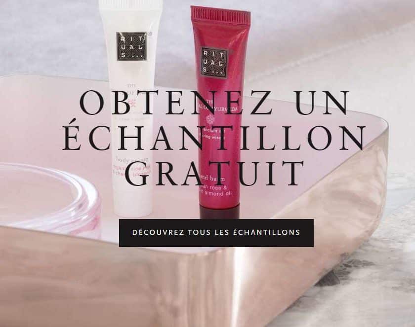 Recevez un échantillon gratuit d’une crème Rituals