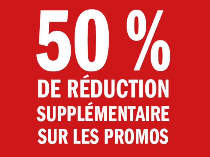 Remise de 50% supplémentaire sur les promotions Urban Outfitters