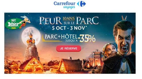 Vente flash séjour au Parc Astérix Carrefour Voyages