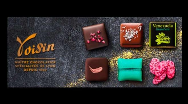 Vente privée chocolat Voisin ballotins (dont Coussins de Lyon), tablettes et cafés