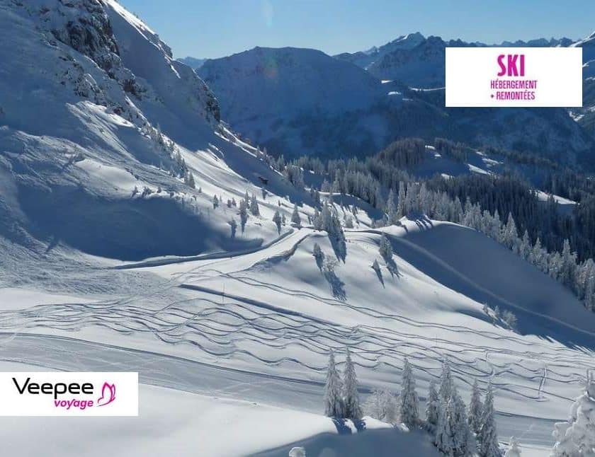 Vente privée séjour ski avec forfait remontées mécaniques inclus
