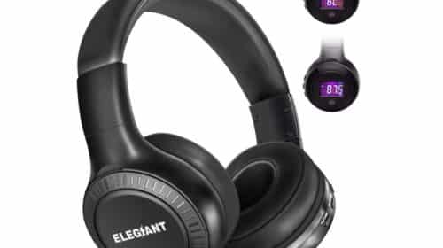 casque Bluetooth avec FM, micro et affichage digital ELEGIANT