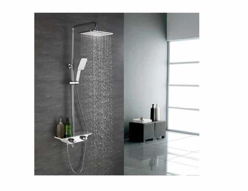 colonne de douche avec mitigeur thermostatique et 3 sorties