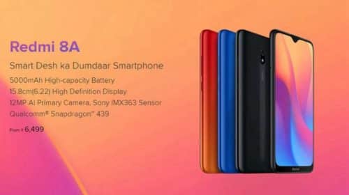 promotion smartphone Xiaomi Redmi 8A
