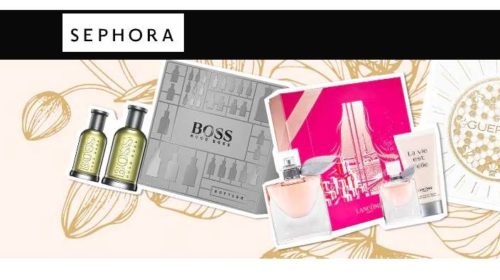 25% de reduction sur tous les coffrets parfums sur Sephora