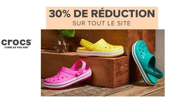 30% Sur Tout Le Site Crocs Et Livraison Gratuite