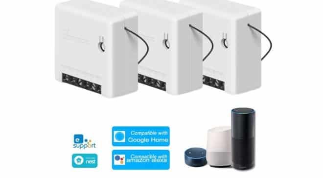 50% de remise sur les commutateurs connectés Wifi Sonoff Mini