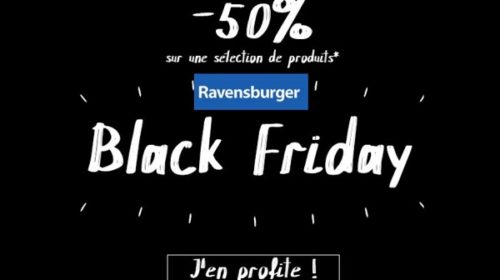 50% sur une sélection de jeux pour le Black Friday Ravensburger