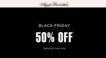 Black Friday Agent Provocateur : 50% de remise sur une selection