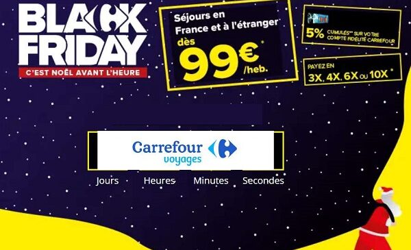 black friday carrefour voyages