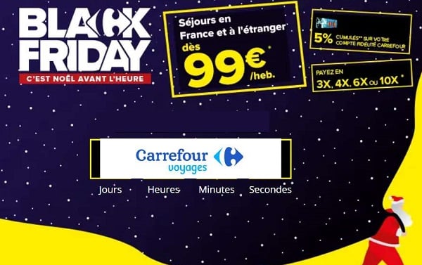 black friday carrefour voyages