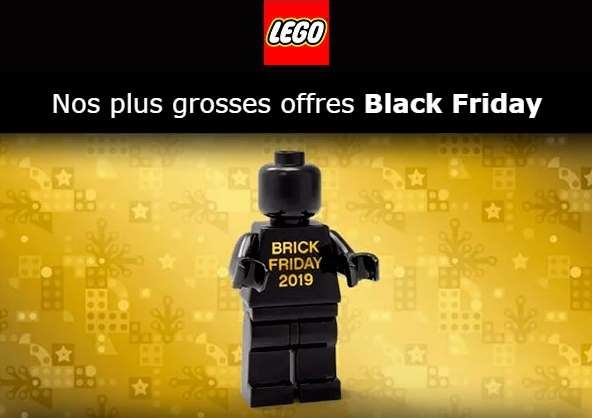 Brick Friday Lego (Black Friday): produits interdits, offre du jour et -20% sur une sélection