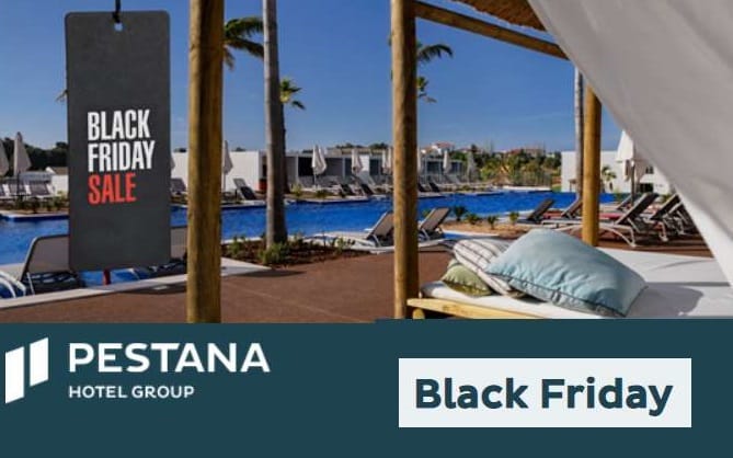 Black Friday Pestana hôtels : jusqu’à -40% , petit dej. inclus et wifi gratuit dans des hôtels au Portugal, Madère, Brésil, Espagne…