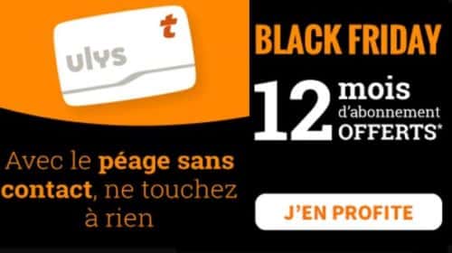 Black Friday Télépéage 12 Mois D’abonnement Gratuits Du Badge Ulys By Vinci