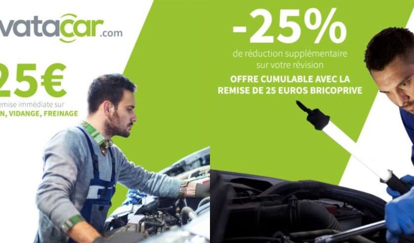 Bon reduction Avatacar -25% + 25€ offerts sur révision constructeur, vidange, entretien ou une prestation de freinage