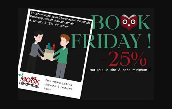 Book Friday : 25% sur tous les livres sur Livrenpoche (livres occasions)