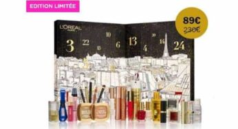 Calendrier de l’avent L’Oréal Paris 2019 à 89€ port inclus (valeur 239€)