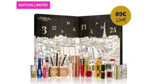 Calendrier de l'avent L'Oréal Paris 2019