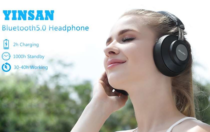 Casque Bluetooth 5.0 YINSAN (30 heures d'autonomie)