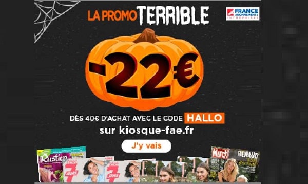 Offre Flash Halloween 22€ De Remise Sur Les Abonnements Magazines