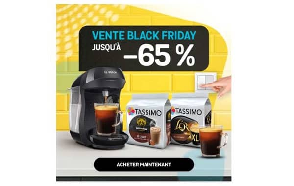 Offre Black Friday Tassimo