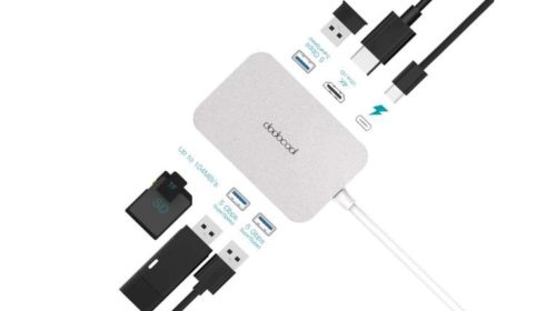 adaptateur HUB 7 en 1 dodocool pas cher