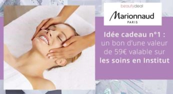 beautydeal Marionnaud : bon achat 29€ = 59€ pour des soins en Institut