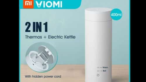 bouteille bouilloire thermos électrique acier 400ml Xiaomi VIOMI