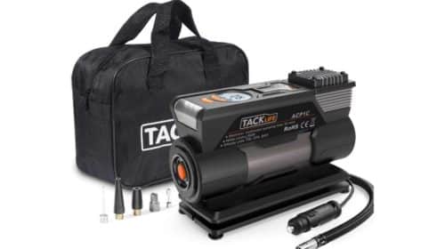 compresseur voiture 12V Tacklife avec écran LED