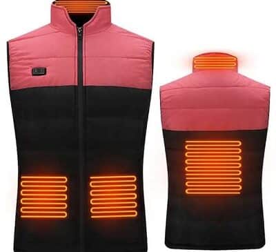 gilet chauffant USB 4 zones