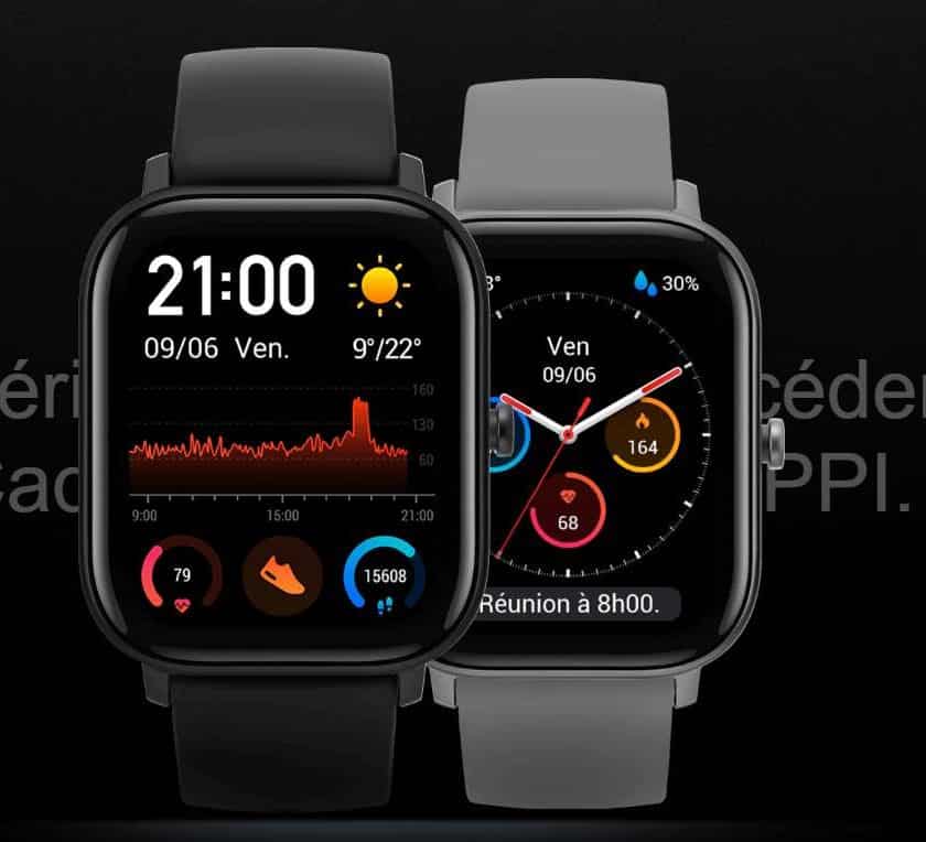 montre connecté AMAZFIT GTS Xiaomi au plus bas prix