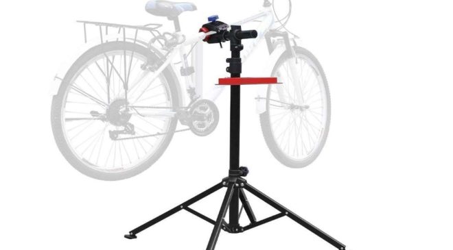 support pied atelier réparation vélo Amzdeal