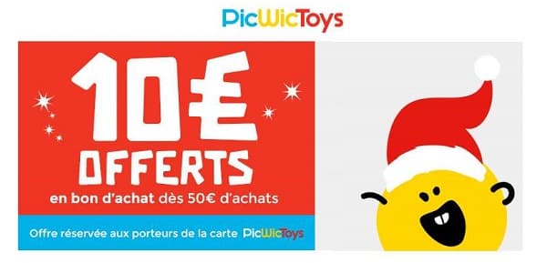 10€ Offerts Sur Picwictoys Dès 50€ D'achat