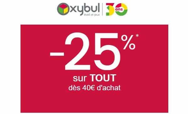25% De Remise Sur Oxybul Dés 40€ D'achat