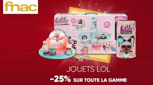 25% De Remise Sur Toute La Gamme De Jouets L.o.l Surprise