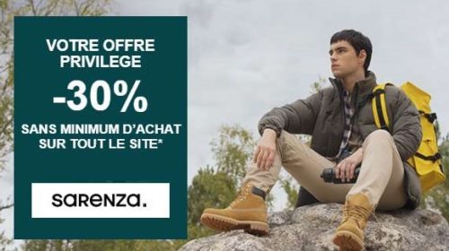  30% Sur (presque) Tout Le Site Sarenza Sans Minimum D'achat