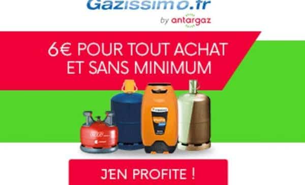 6€ De Remise Votre Commande Gazissimo