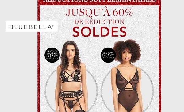 Accès Anticipé Aux Soldes Lingerie Bluebella Jusqu’à 60%