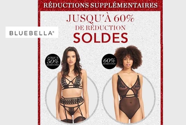 Accès Anticipé Aux Soldes Lingerie Bluebella Jusqu’à 60%