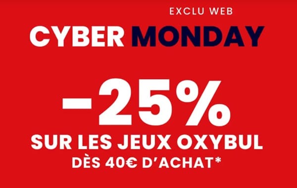 cyber monday oxybul