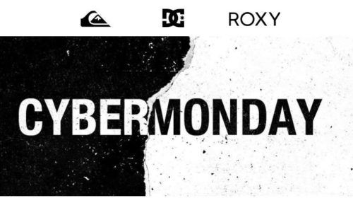 Cyber Monday Quiksilver, Roxy et Dc Shoes