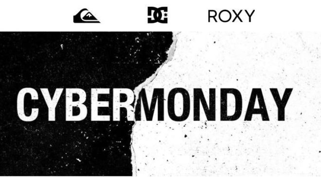 Cyber Monday Quiksilver, Roxy et Dc Shoes