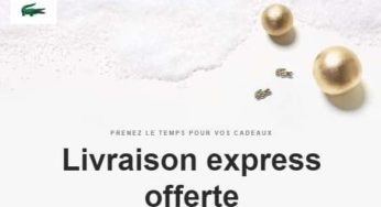 🎅 Livraison express offerte sans minimum sur Lacoste (jusqu’à mardi 14h)