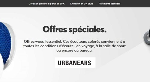 Offres Spéciales Urbanears