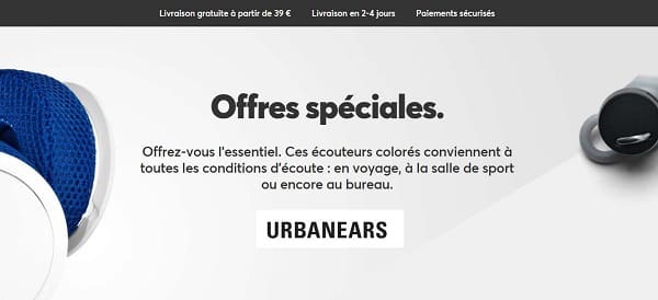 Offres Spéciales Urbanears