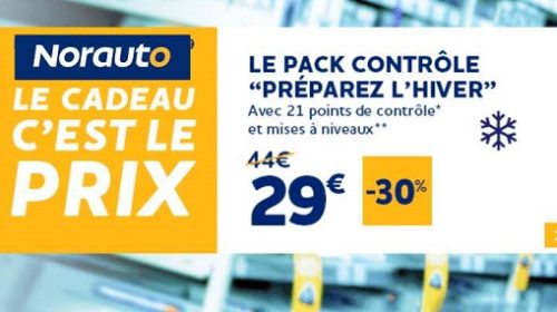 Préparez Votre Voiture à L'hiver Avec Le Pack Norauto