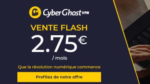 Vente flash CyberGhost VPN