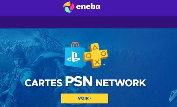 Vente Flash Cartes Playstation Store & Playstation Plus