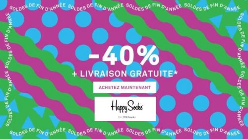 Vente Privée Happy Socks Remise Sur Tout Pour Les Pré Soldes